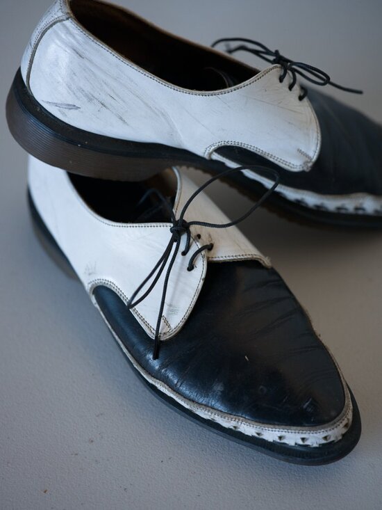 ORIGINAL VINTAGE L.A. Dr. Martens B&W Rockabilly main image 5